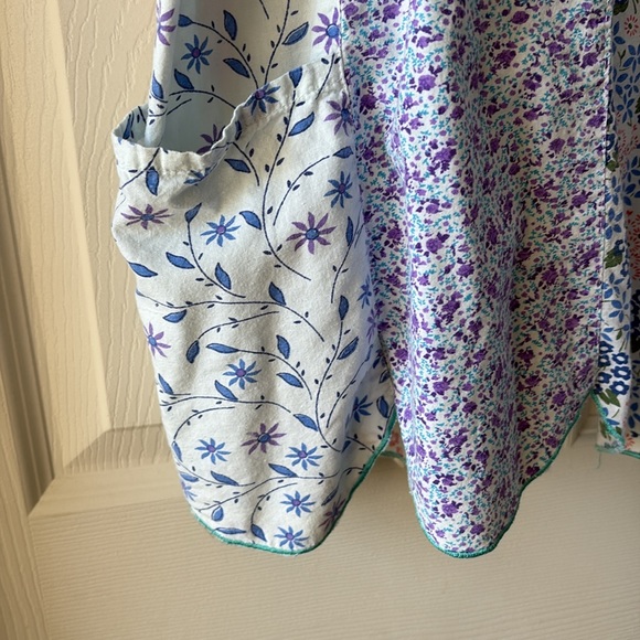 Boho Patchwork Sunrise Tank with Pockets - Picture 6 of 9